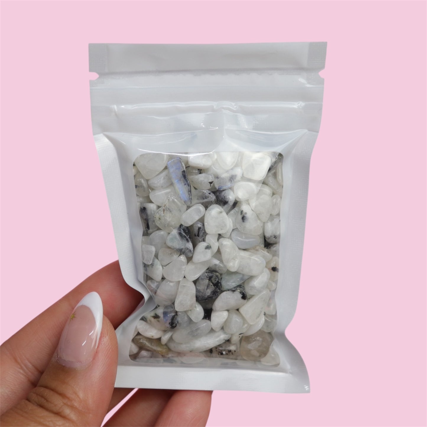 Rainbow Moonstone Chips 60g | Size 2