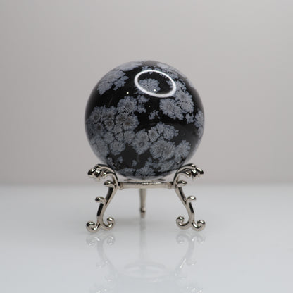 Snowflake Obsidian Sphere | 71