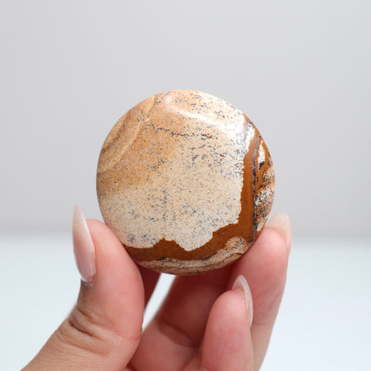 Picture Jasper Flat Stone | 36