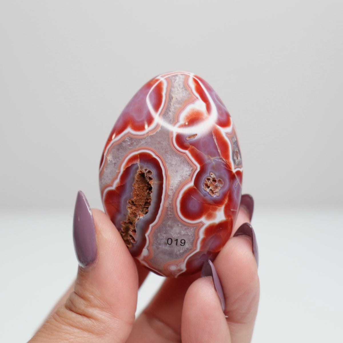 Malawi Agate Palm Stone 019