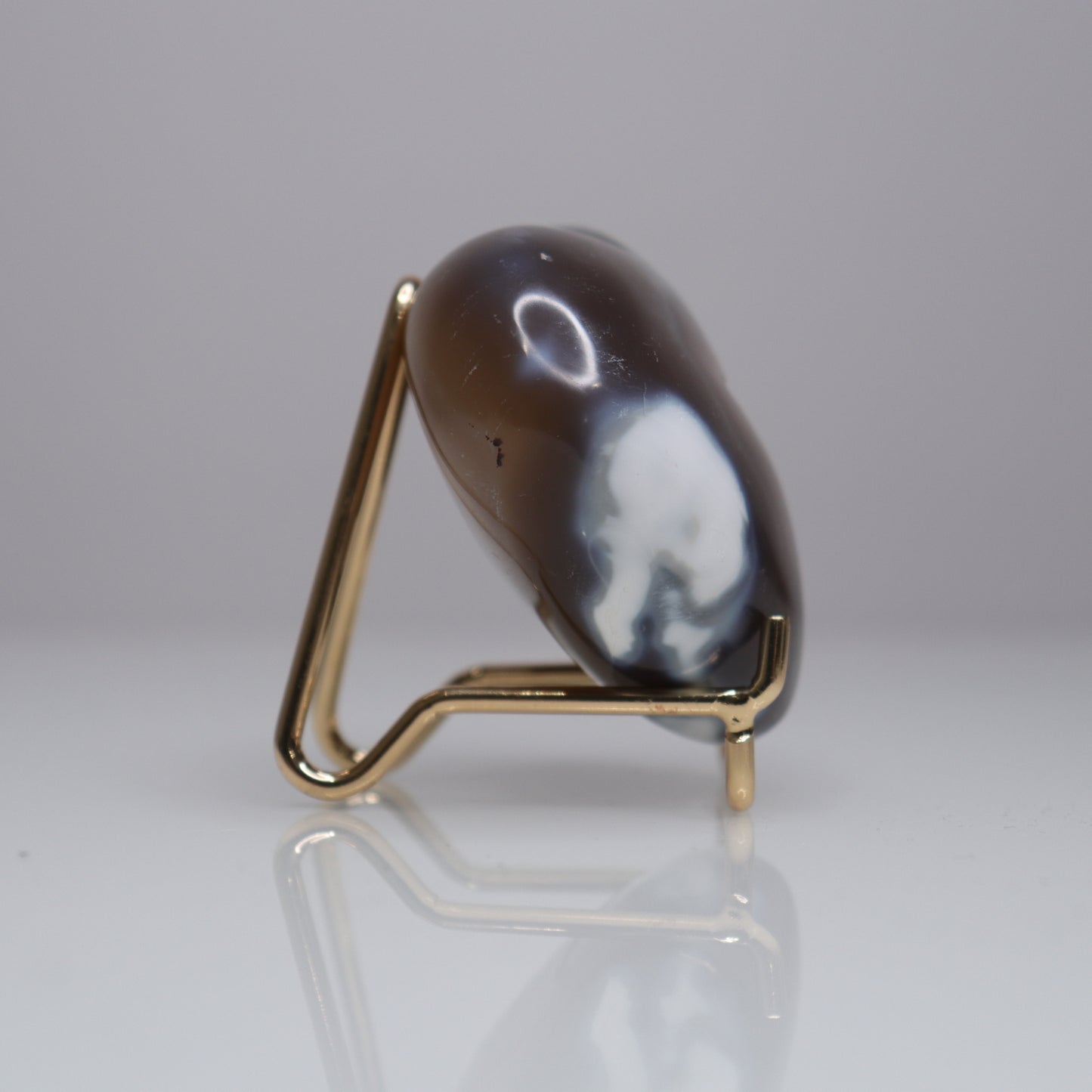 Orca Agate Heart | 2