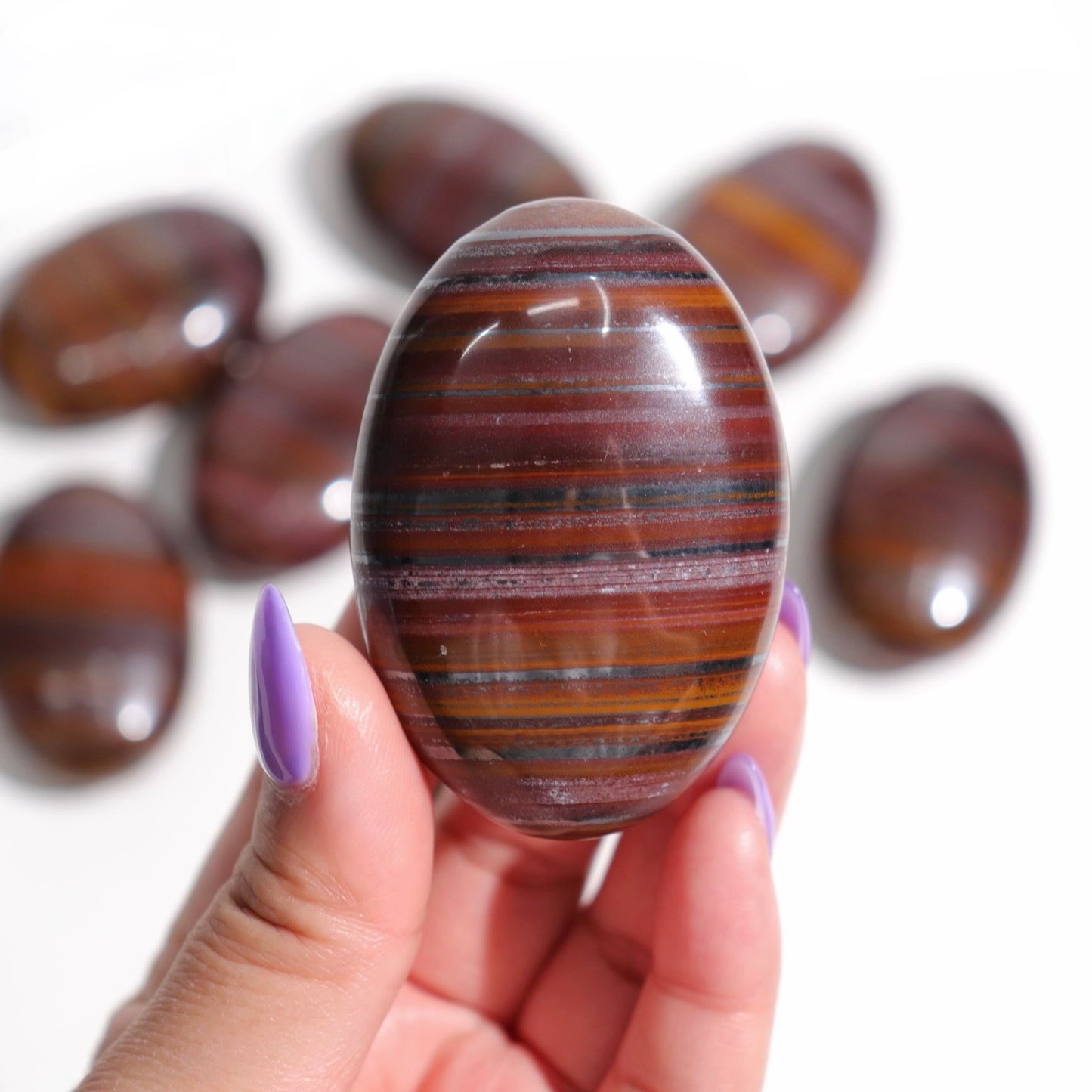 Tiger Iron Palm Stones