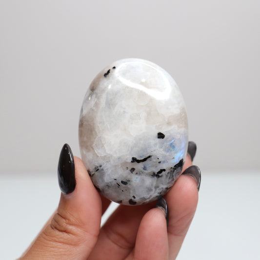 Rainbow Moonstone Palm Stone 61