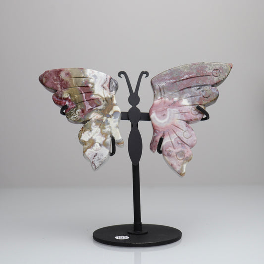 Mexican Lace Agate Butterfly | 2