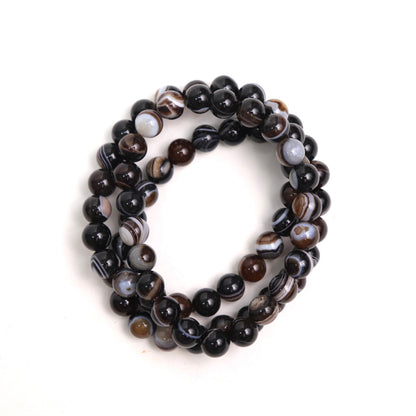 Black Agate Bracelet | 8mm