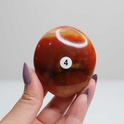 Carnelian Palm Stone 4