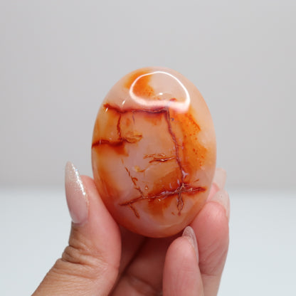 Carnelian Palm Stone 98