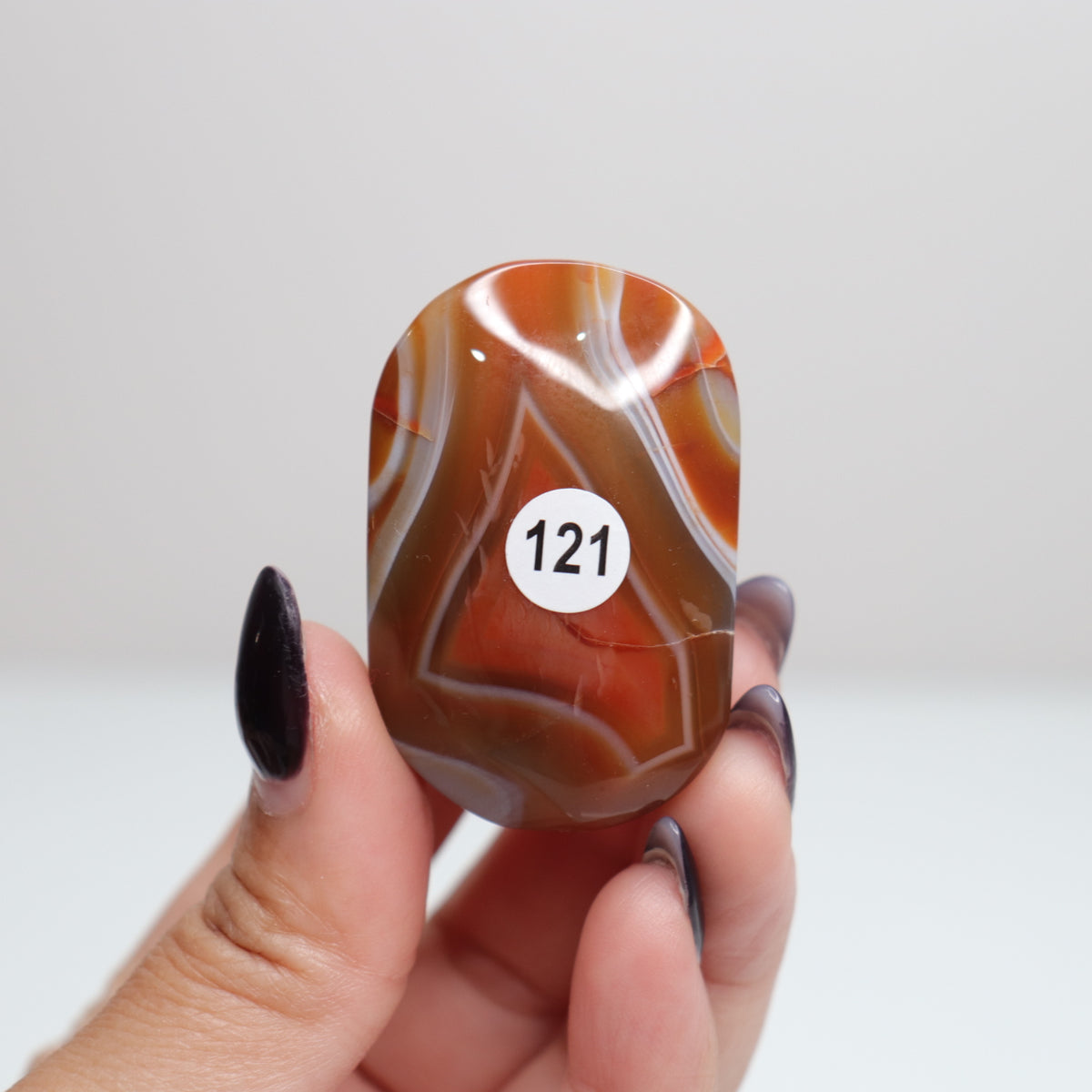 Carnelian Palm Stone | 121
