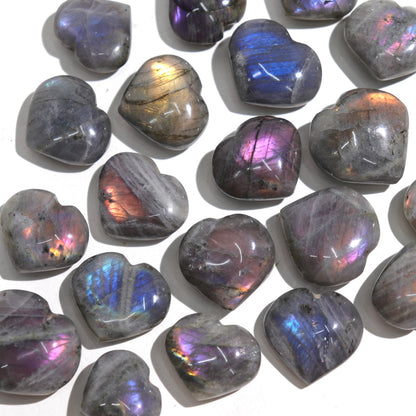 Labradorite Mini Hearts