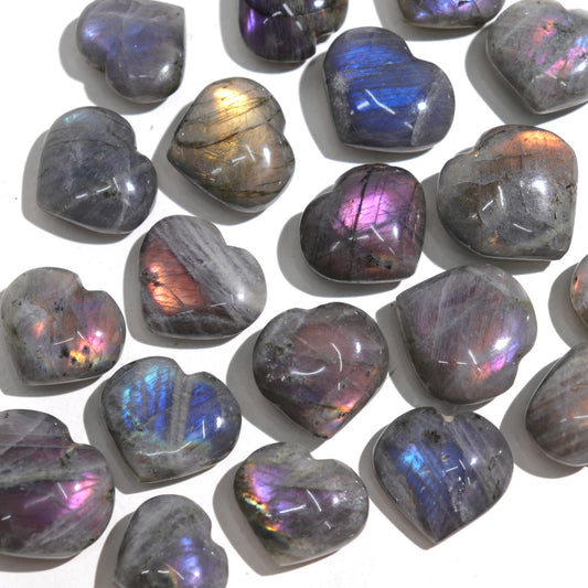 Labradorite Mini Hearts