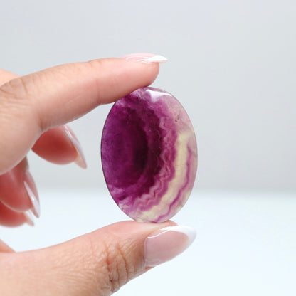 Fluorite Palm Stone | 14