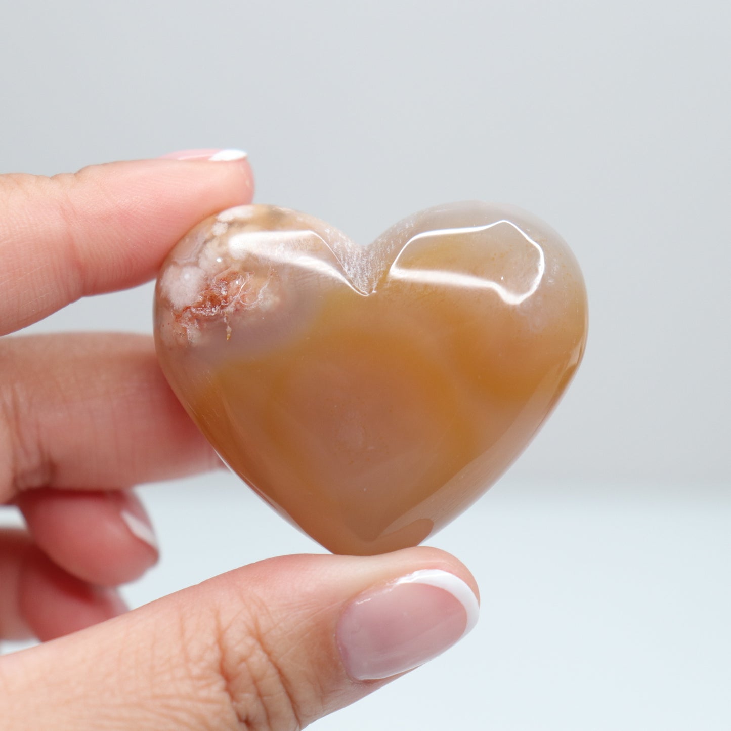 Flower Agate Heart | 33