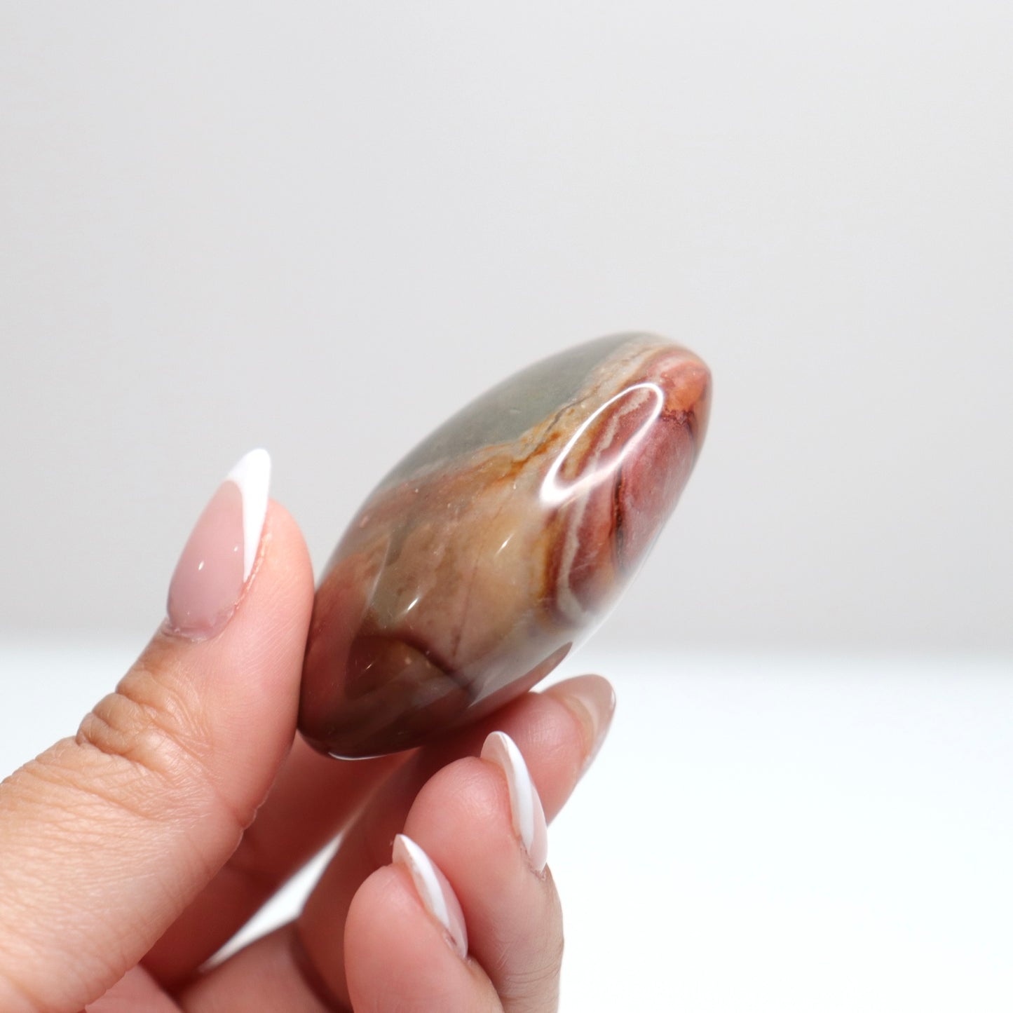 Polychrome Jasper Palm Stone | 11