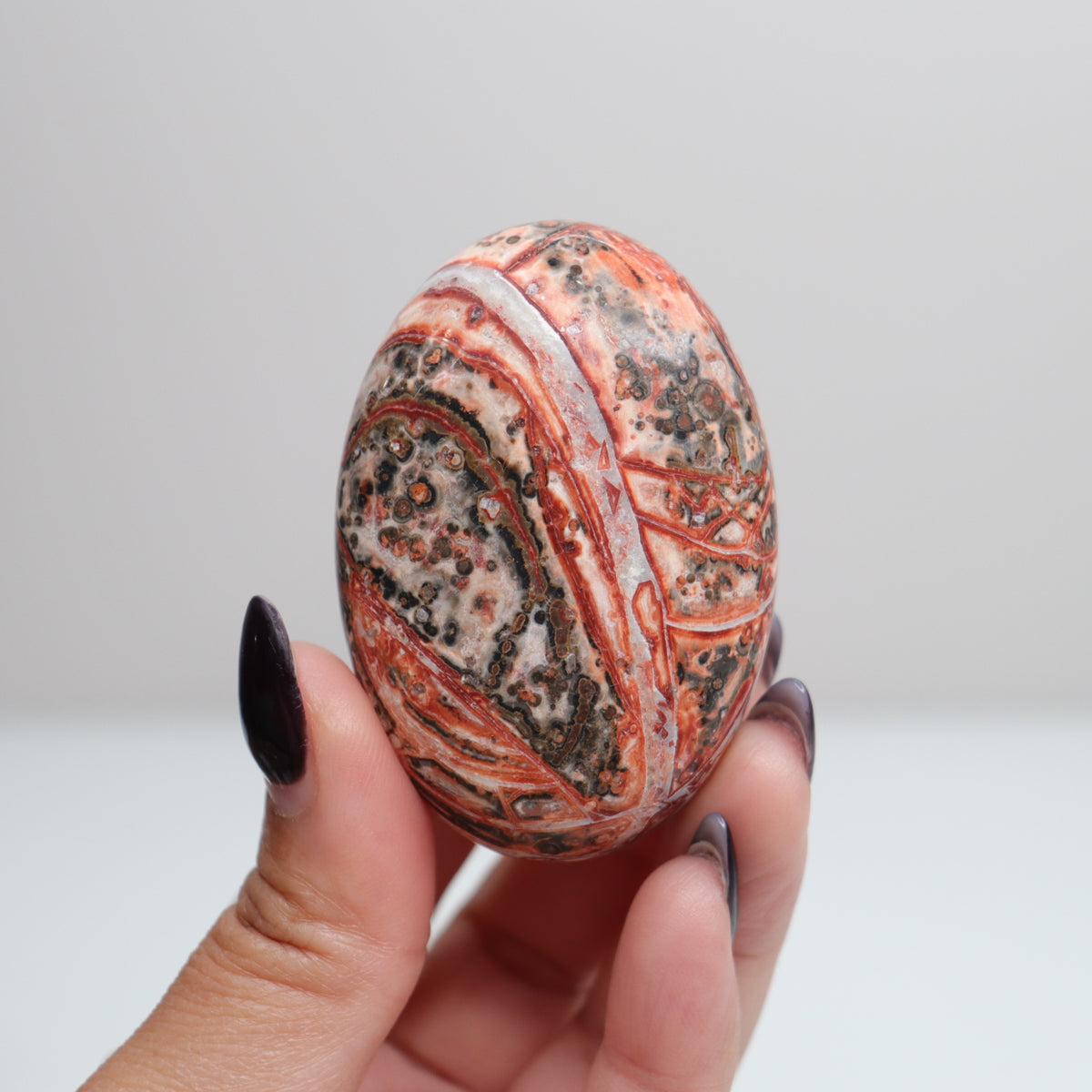 Leopard Skin Jasper Palm Stone | 33