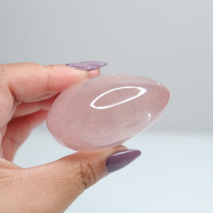 Rose Quartz Heart w/stars 1