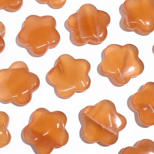 Honey Calcite Flowers