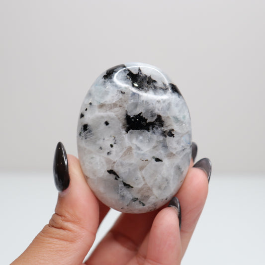 Rainbow Moonstone Palm Stone 67