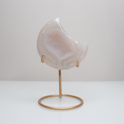 Druzy Agate Moon | I
