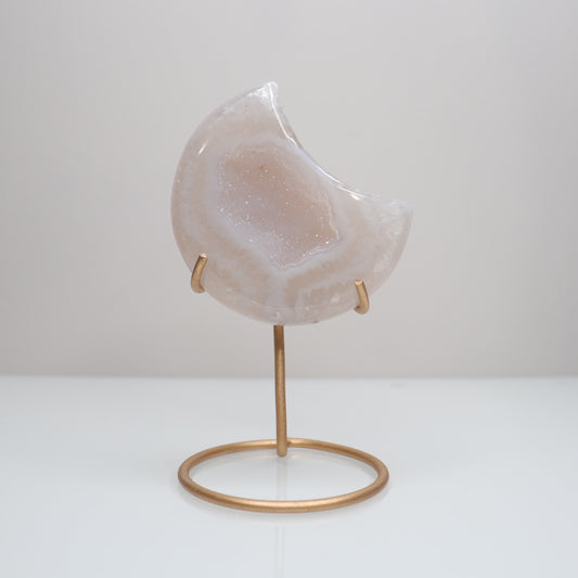Druzy Agate Moon | I