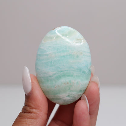 Caribbean Calcite Palm Stone | H