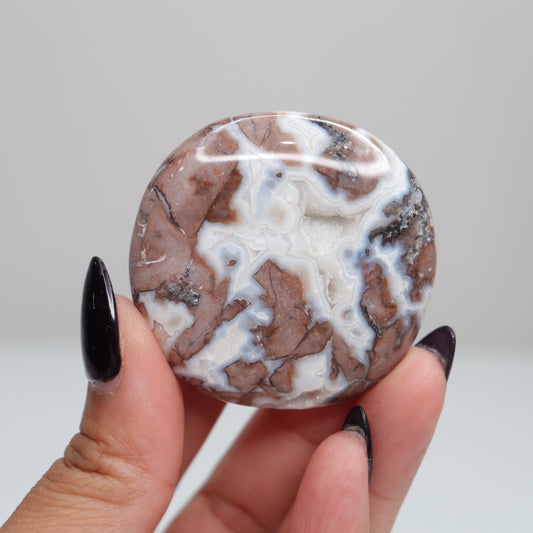 Sangria Agate Flat Stone | 35