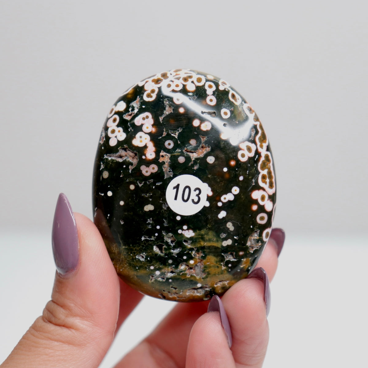 Ocean Jasper Palm Stone 103