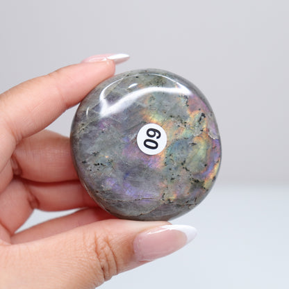 Labradorite Palm Stone 60