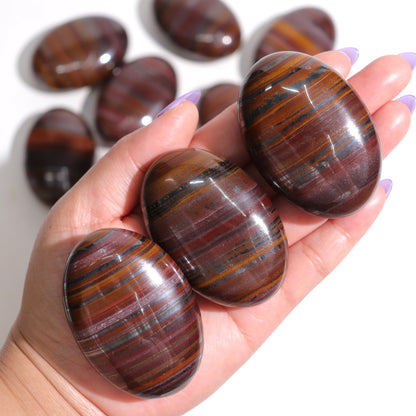Tiger Iron Palm Stones