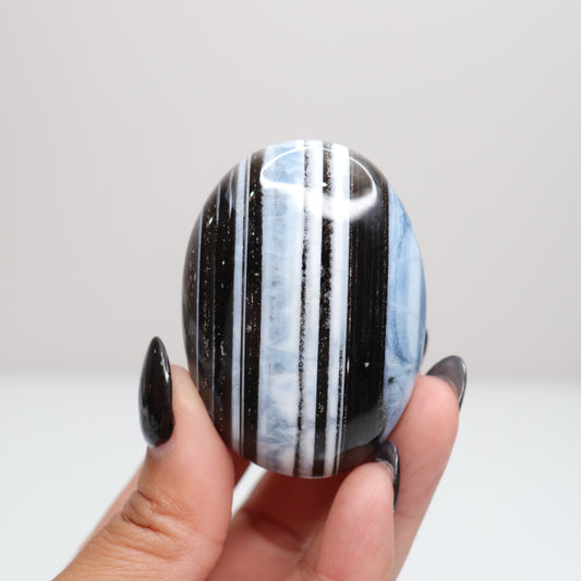 Blue Opal Palm Stone 44