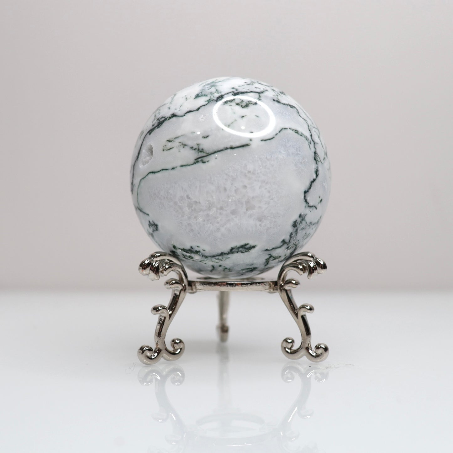 Moss Agate Sphere | 22