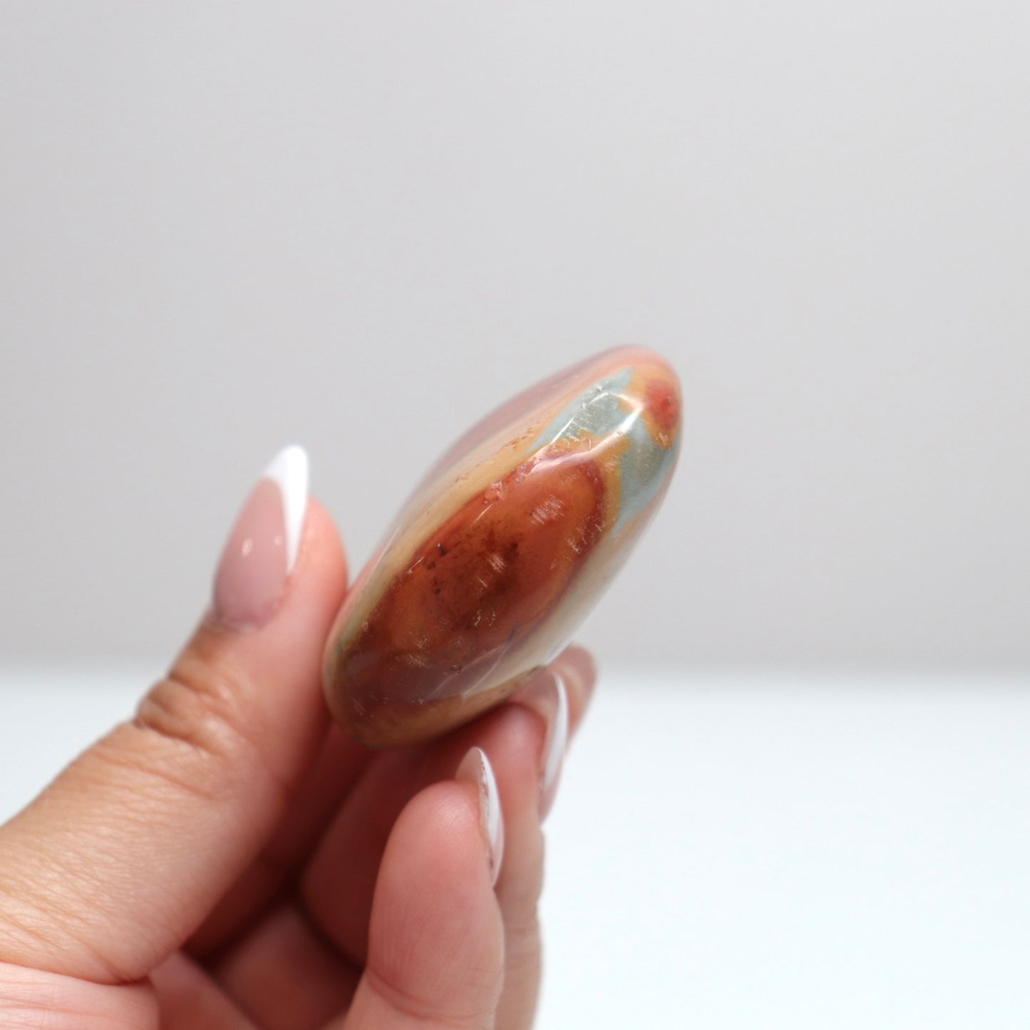 Polychrome Jasper Palm Stone | 8
