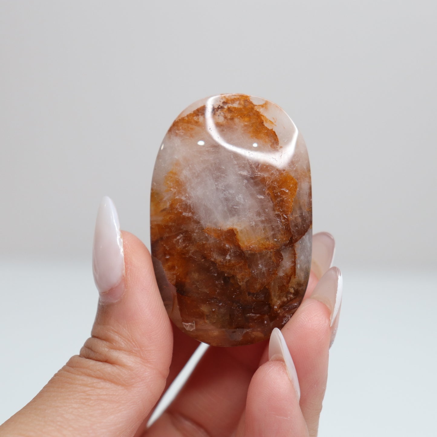 Golden Healer Palm Stone 8