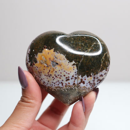 Ocean Jasper Heart 137*