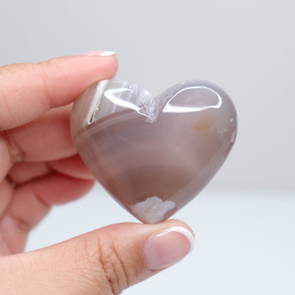 Flower Agate Heart | 36
