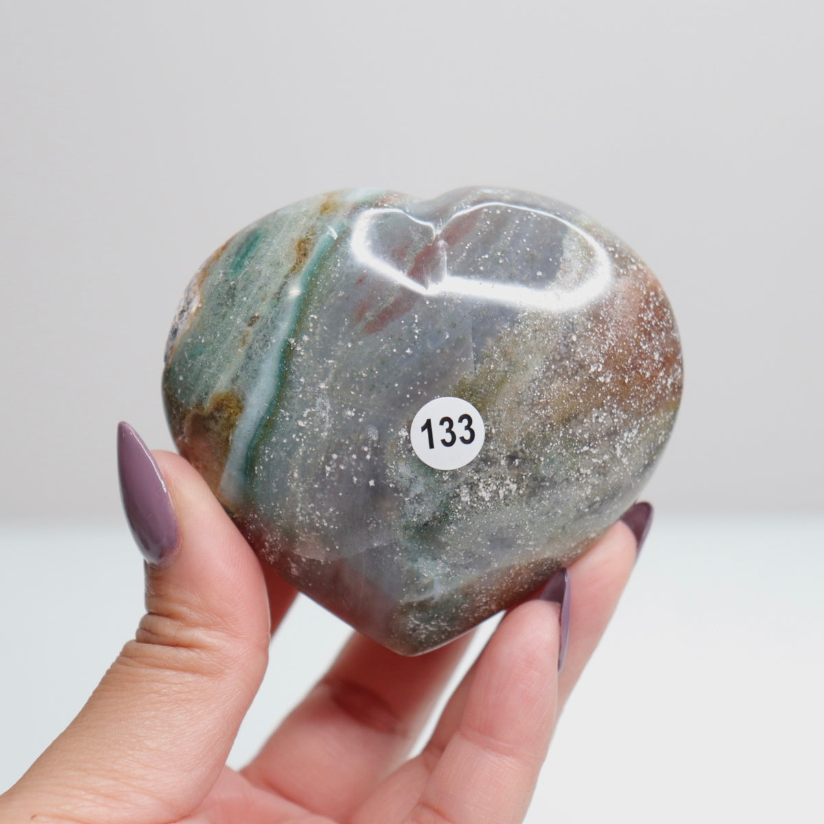 Ocean Jasper Heart 133