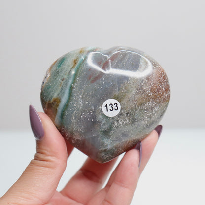 Ocean Jasper Heart 133