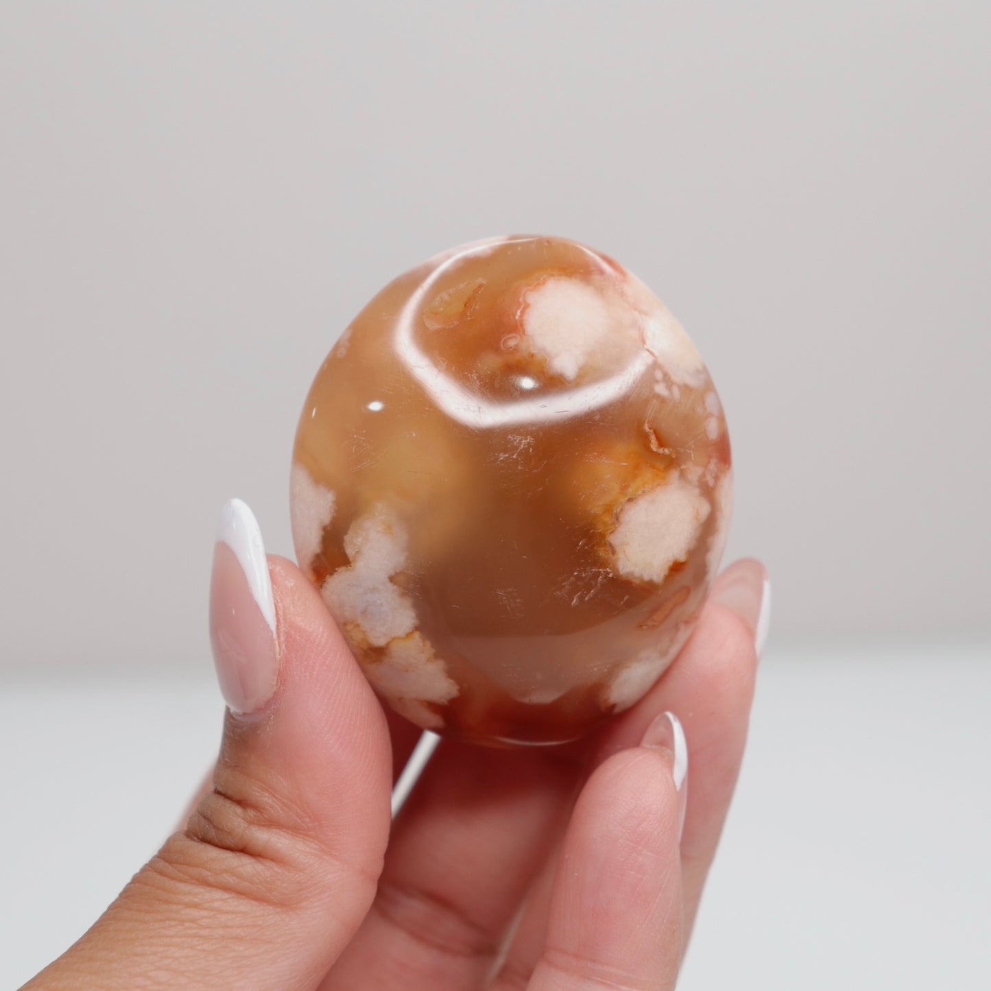 Flower Agate Palm Stone | 4