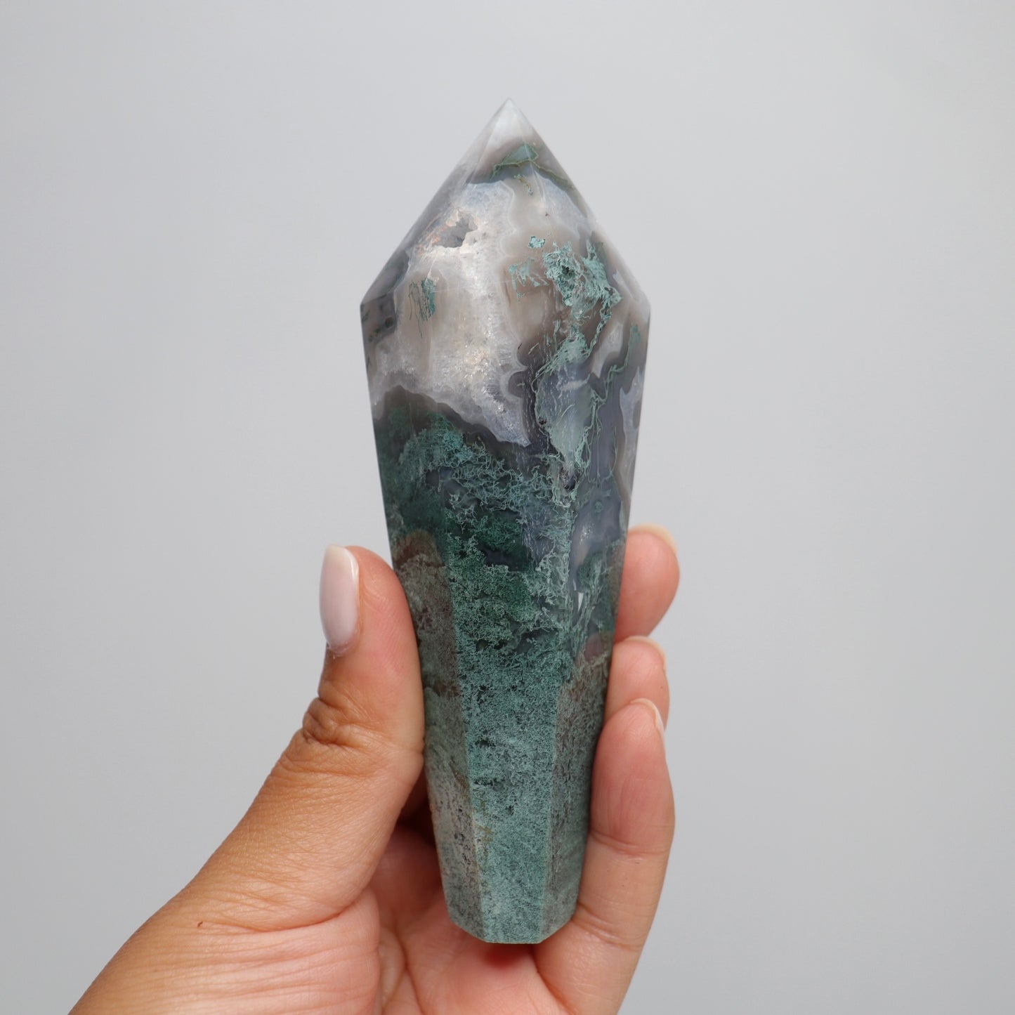 Moss Agate Wand | 1