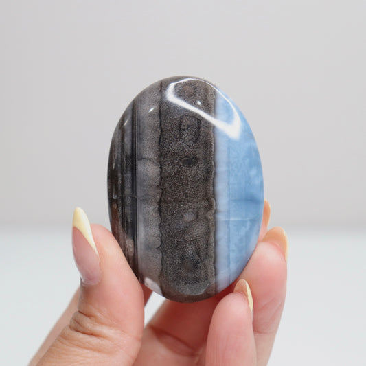 Blue Opal Palm Stone 17