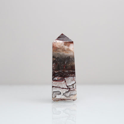 Mexican Lace Agate Tower 112