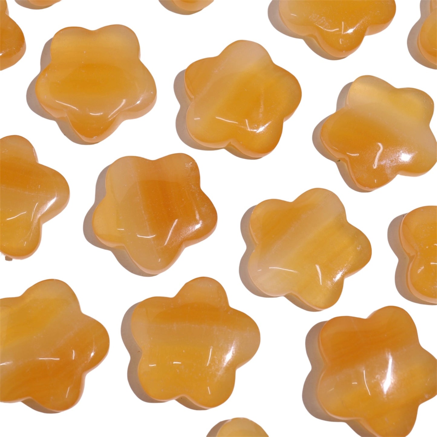 Orange Calcite Flowers