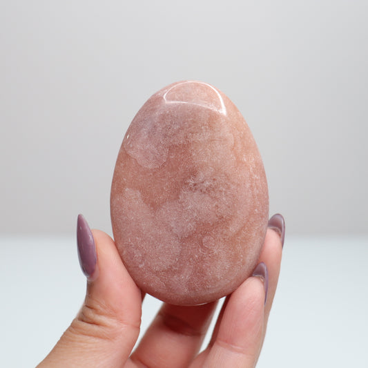 Pink Amethyst Palm Stone | 5