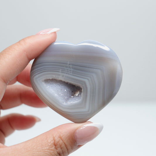 Druzy Agate Heart | 16
