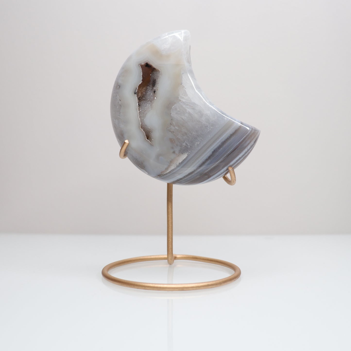 Druzy Agate Moon | U