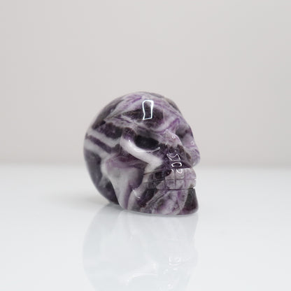 Chevron Amethyst Skull