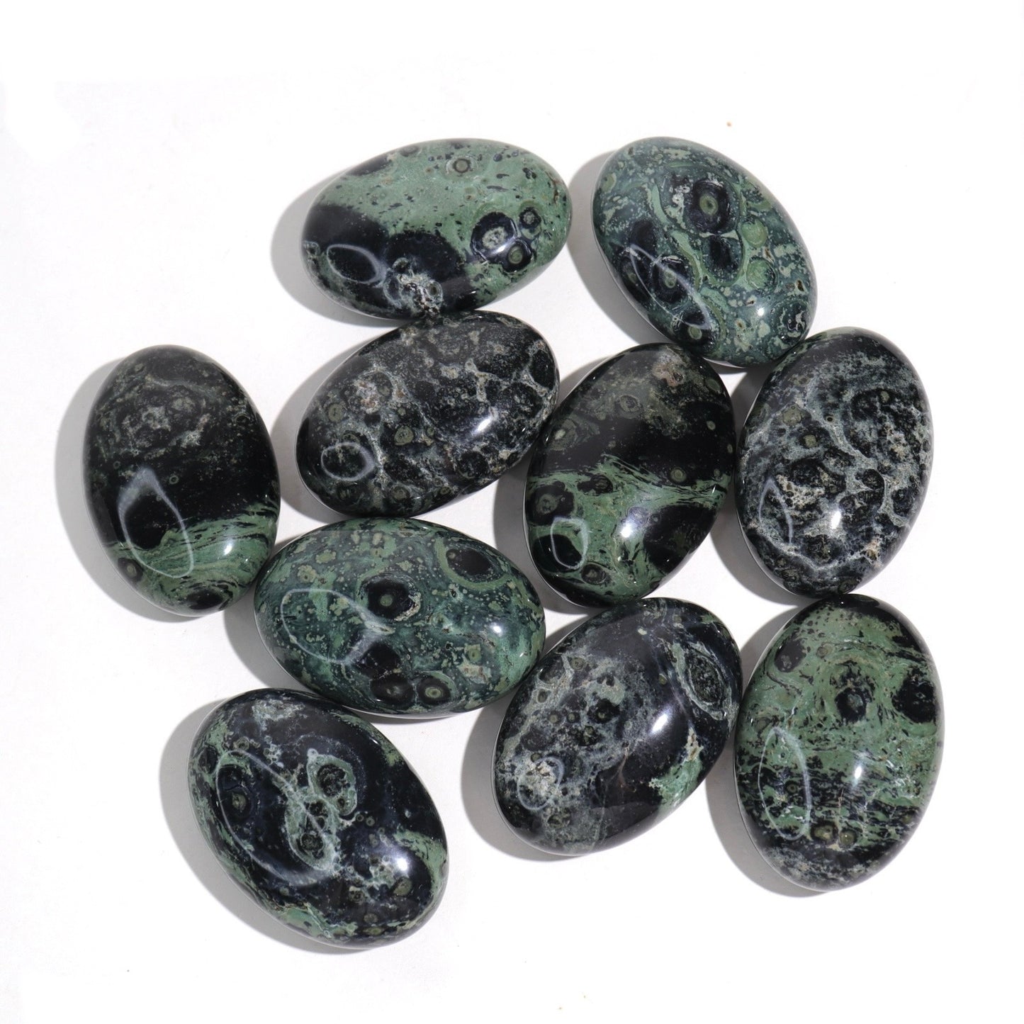 Kambaba Jasper Palm Stones