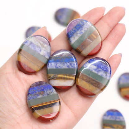 7 Chakra Flat Stones