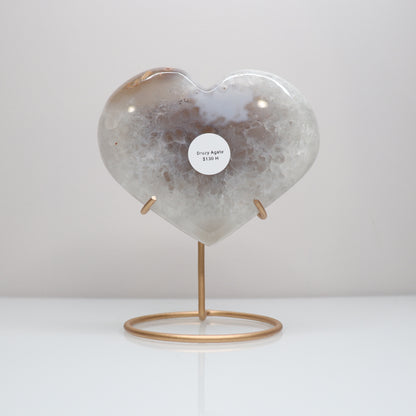 Druzy Agate Heart | A