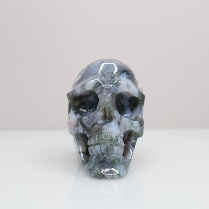 Moss Agate Skull | 4