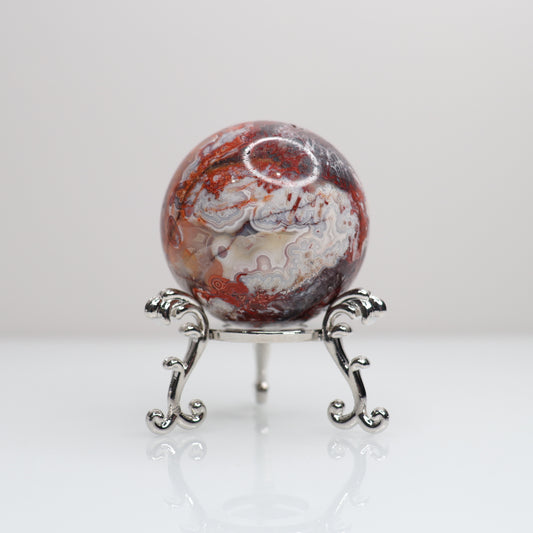 Mexican Lace Agate Sphere | 6